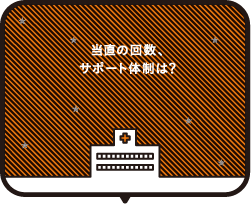 当直の回数、サポート体制は？